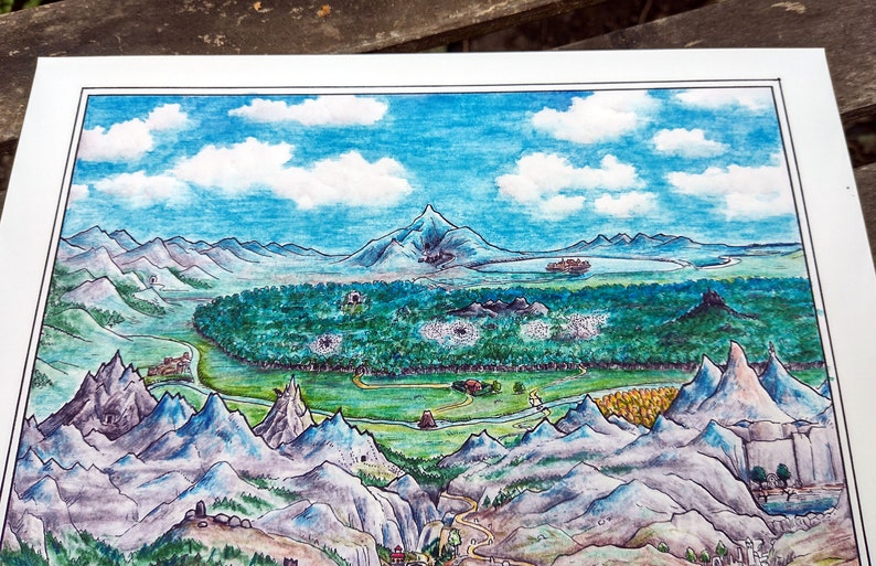 detail of the upper part of the picture