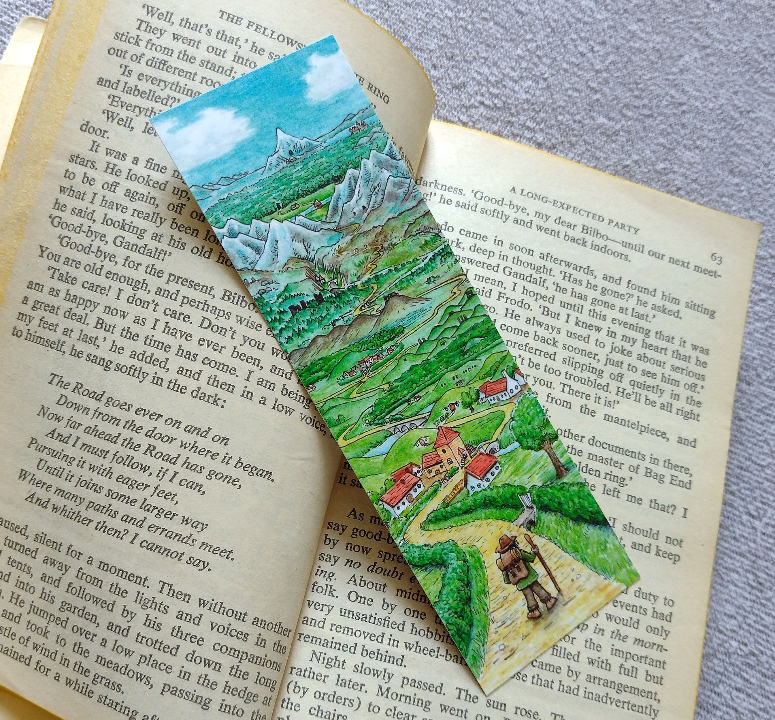 Lord of the Rings Book Spine Bookmark Trio  Word Horde Emporium of the  Weird & Fantastic