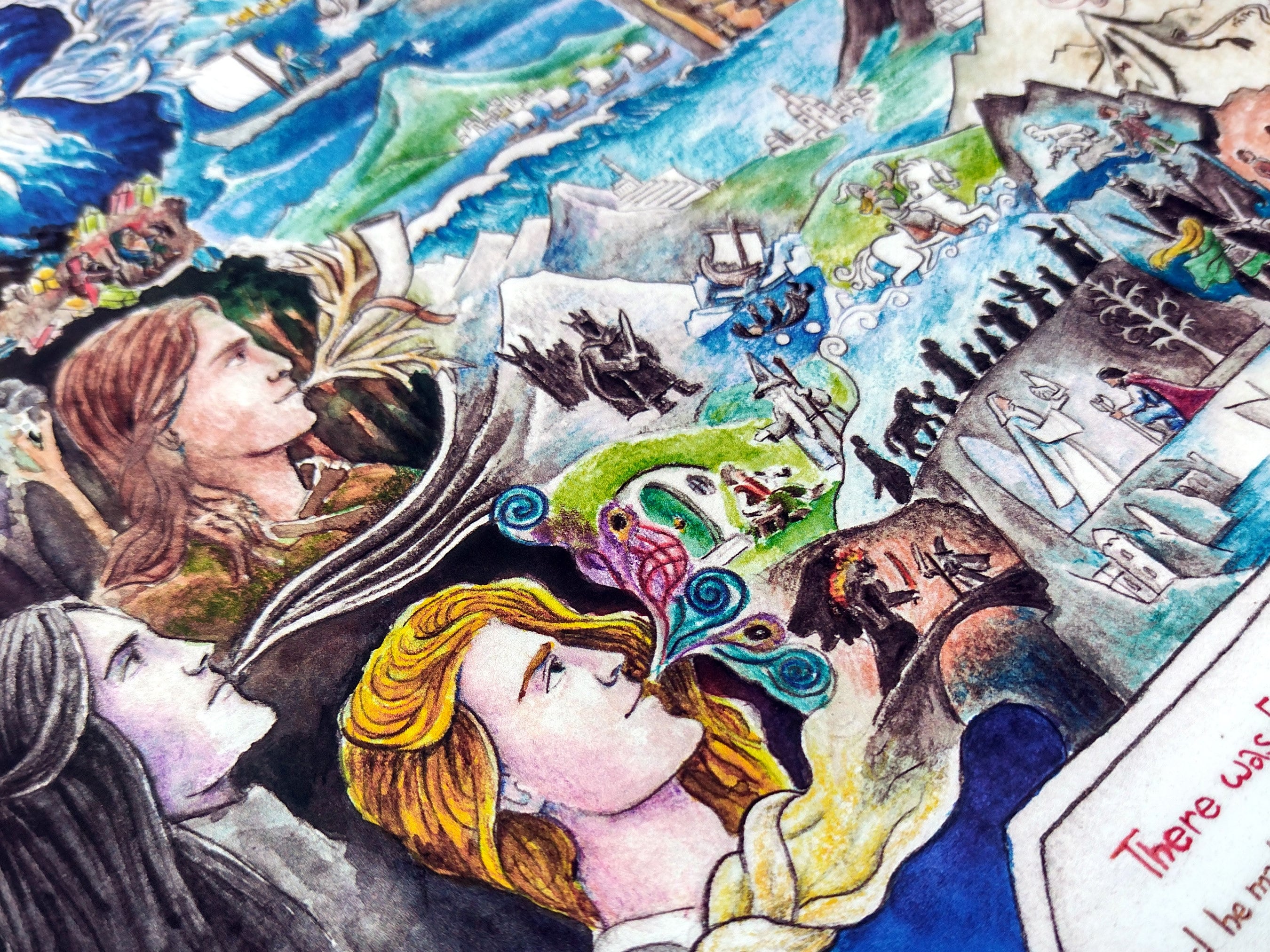 ainulindal-the-music-of-the-ainur-signed-art-print-tolkien-art
