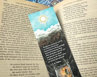 In western lands beneath the Sun – J. R. R. Tolkien Bookmark, Fantasy Bookmark, Tolkien Gifts