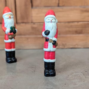 Santa Claus Christmas Figurine Vintage Ceramic