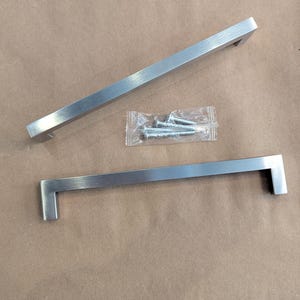 Brushed Nickel Large 8.5 Inch Cabinet Handles