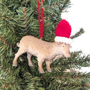 Toy Sheep Christmas Ornament