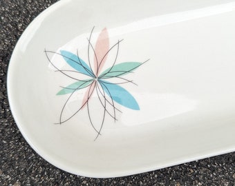 Mid-Century Modern Atomic Starburst by Shenango Mini Platter