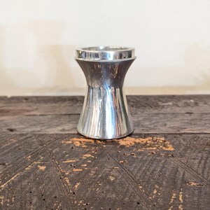 Nambe Silver Colored Candlestick