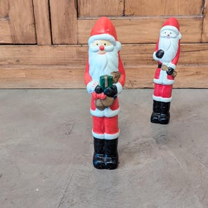 Santa Claus Christmas Figurine Vintage Ceramic