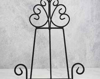 Zwart metalen display-ezel