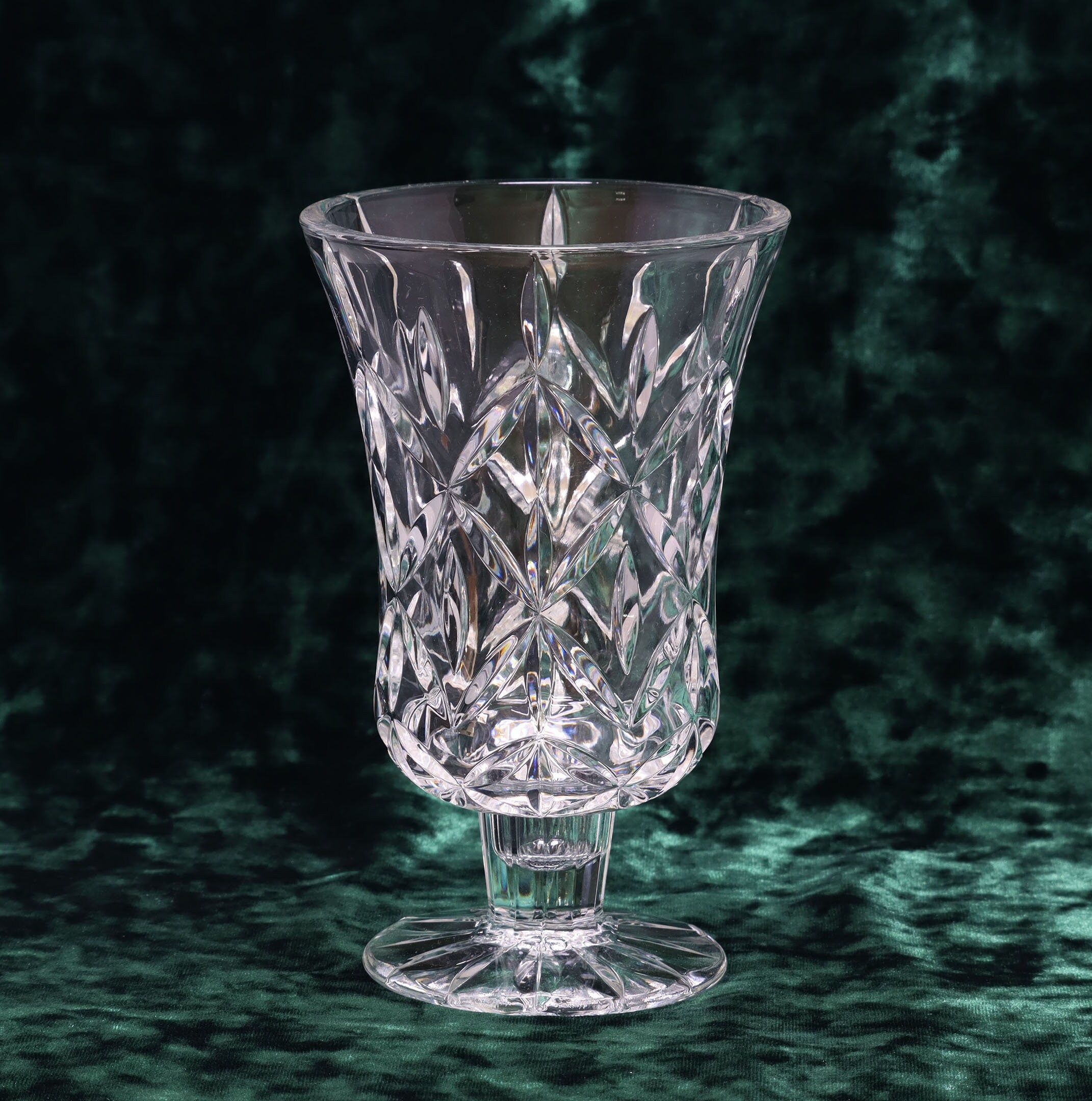 Block Crystal Hurricane Candle Holders Etsy