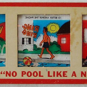 Vintage 1964 No.10 Kenner Color Slide Mr. Ed in No Pool Like A New Pool