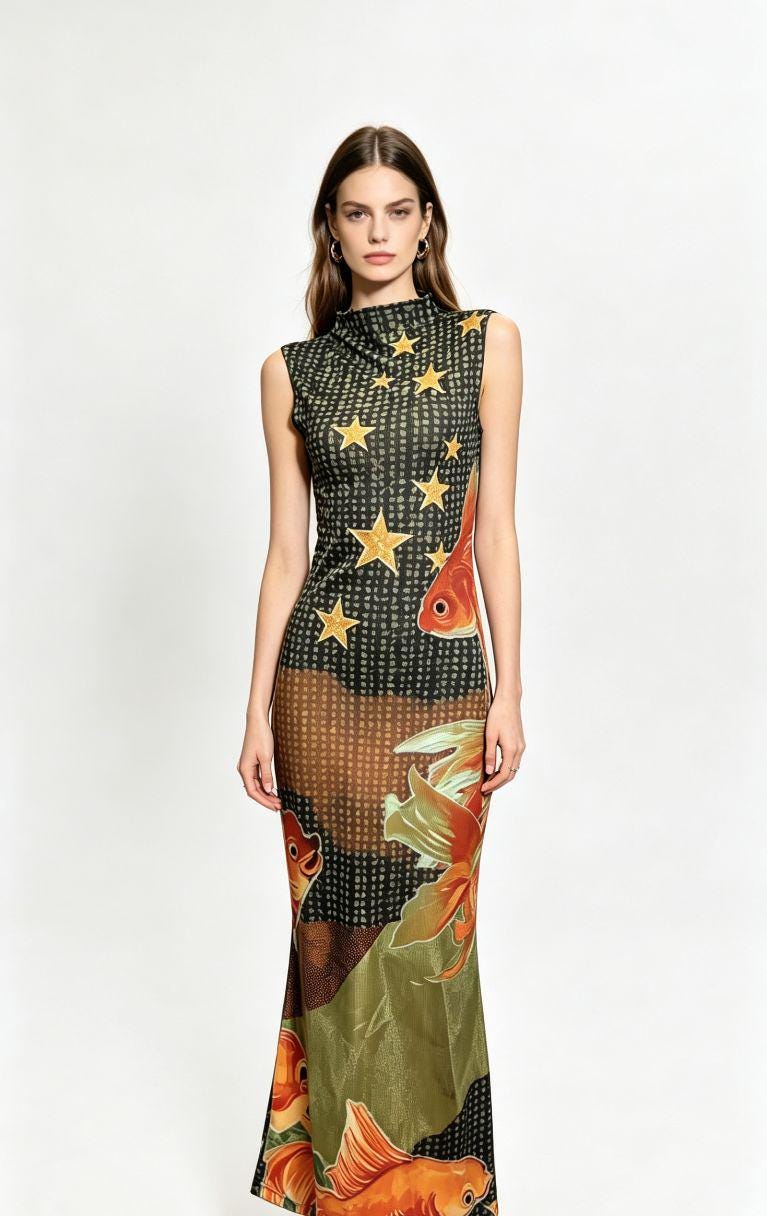 Goldfish Dress - Etsy