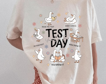 Comfort Colors® Test Day Shirt, Silly Goose Teacher Shirt, Funny Testing Shirt, You Got This Shirt, Motivational Teacher Shirt