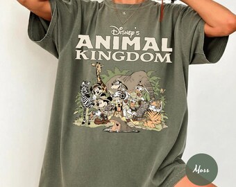 Vintage Disney Animal Kingdom Comfort Colors Shirts, Walt Disney World Safari Tee, Jungle Safari Disney Vacation Tee, Disney Trip 2026 Shirt