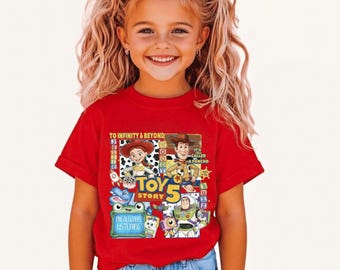 Disney Toy Story 1995 Retro Kids Shirt, Woody Buzz Lightyear Rex Kids Tee, WDW Disney Family Vacation 2026 Trip Shirt
