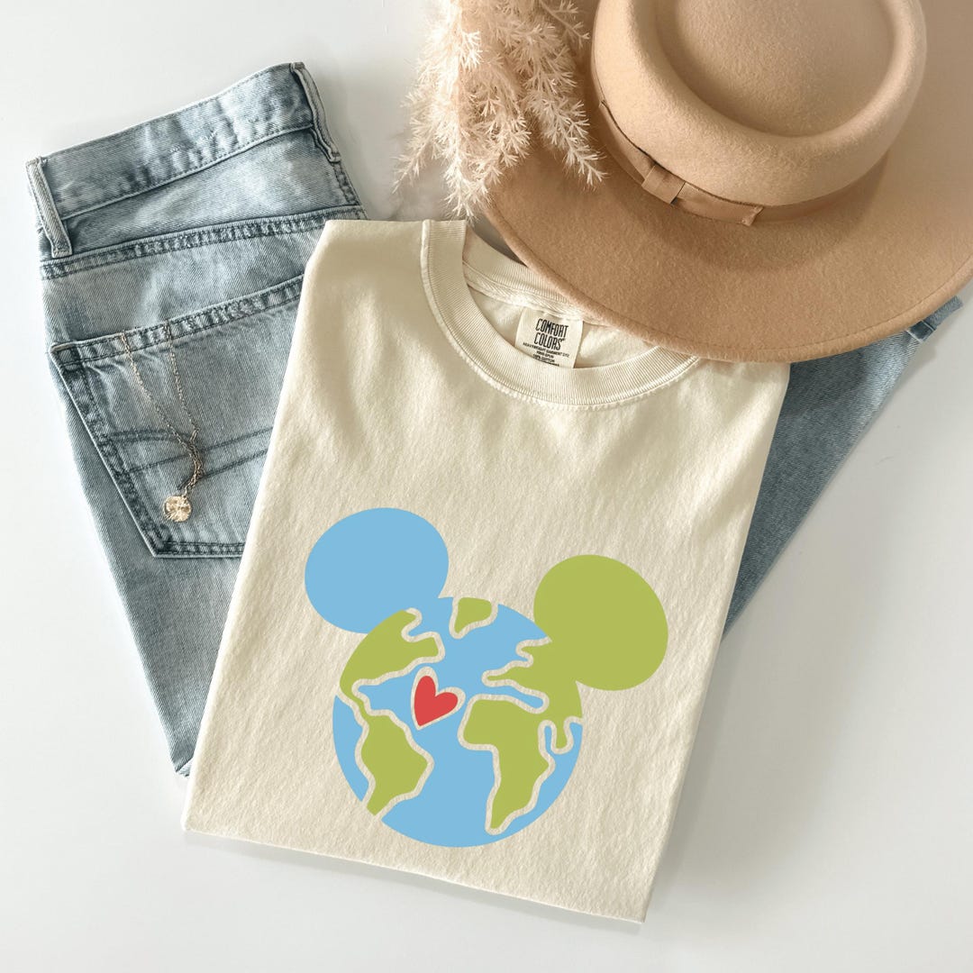 Comfort Colors Happy Earth Day Mickey Shirt Be Kind to Our Planet ...