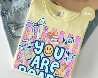 Retro Striped You are ready Test Day Shirt, Matching State Testing Shirts, Teacher Team Shirts, Testing Day Tee, Testing Coordinator Shirt