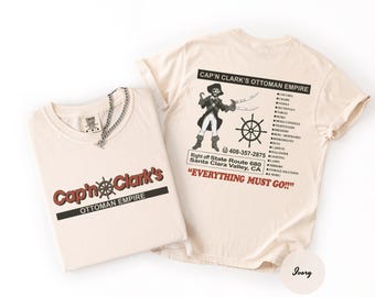 Cap’n Clark’s Ottoman Empire Comfort Colors Shirt, Everthing Must Go Unisex Shirt, Trendy Shirt