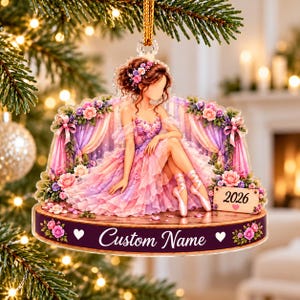 Personalized Girl Loves Dancing, Dancer Gift, Dance Lover Gift, Dance Team Gift, Cute Gift for Dance Girls
