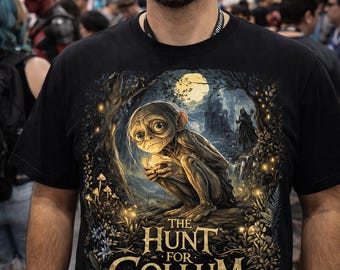 Jagd nach Gollum Shirt | Verloren im wilden LOTR Tee | Herr der Ringe Geschenk | Tolkien Fächer