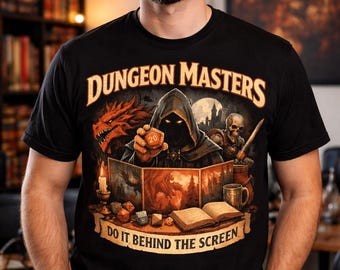 Dungeon Master T-Shirt | Do It Behind The Screen DnD Tee