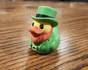 Anatra Leprecauno / Anatre da crociera / Jeep delle anatre / Decorazione per mensola / Alta 5 cm