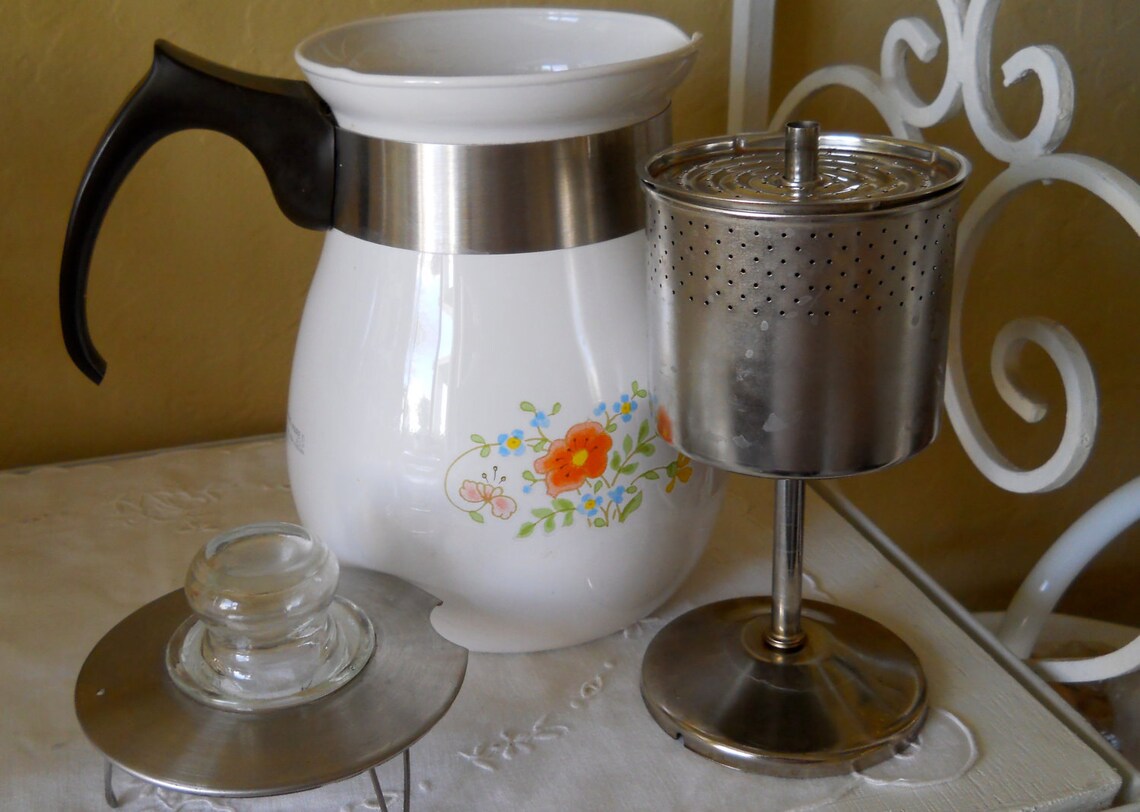 Corning Ware Coffee Percolator Pot Etsy
