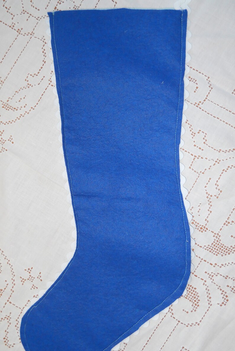 Handmade Christmas Felt and Sequin Stocking Etsy