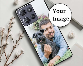 Custom Photo Motorola Phone Case – Personalized Moto G/Edge Shockproof Cover Gift