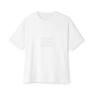 Coffee Code Repeat Shirt, Programmer Humor Tee, Coffee Lover Apparel Bild 8