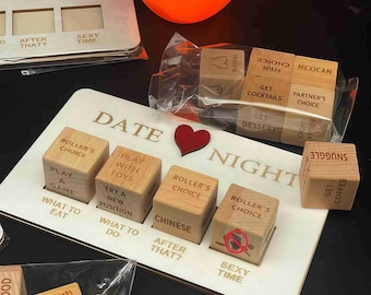 Date Night Dice Game, Romantic Couples Gift