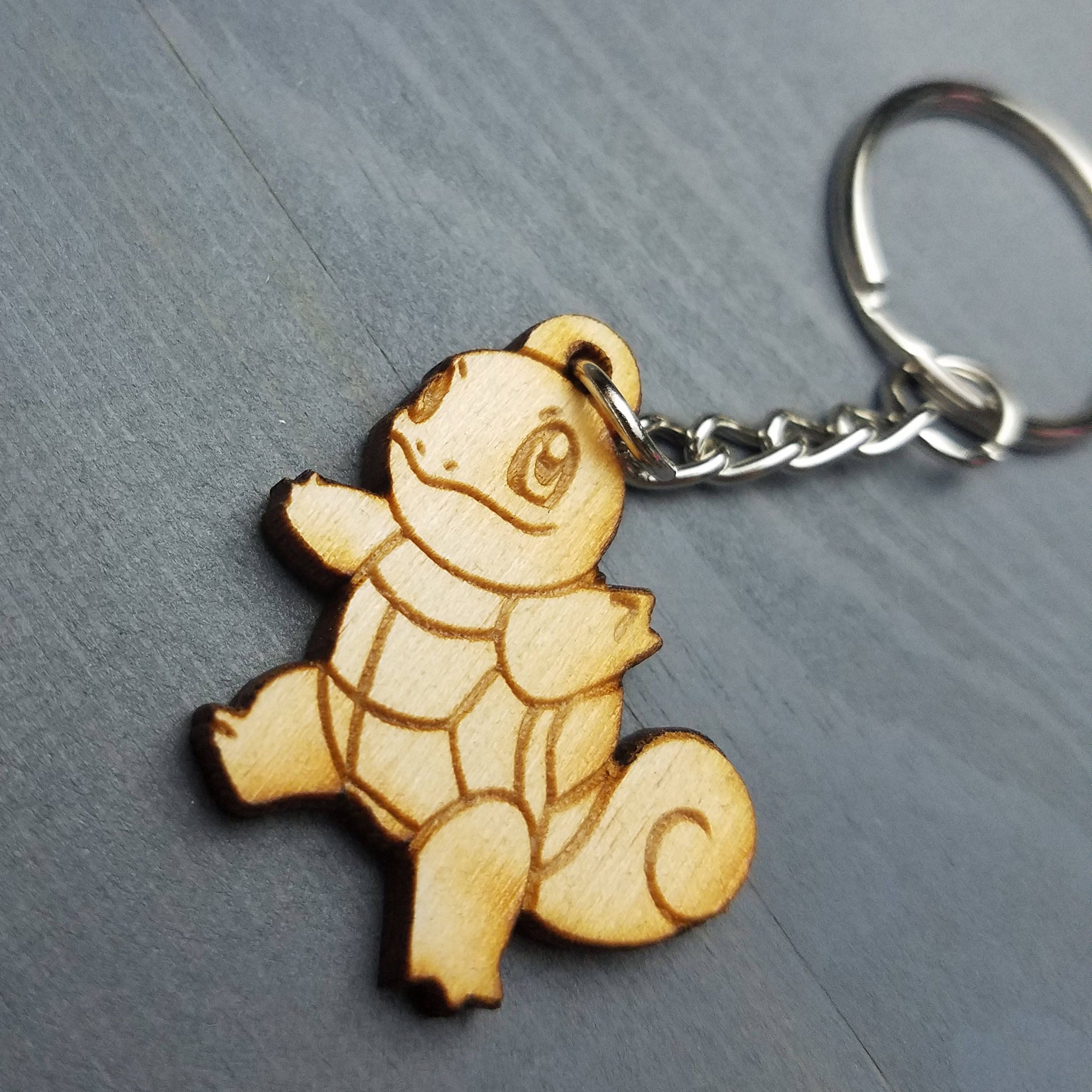 First Generation Starter Pokemon Keychains Laser Cut Jewelry Etsy