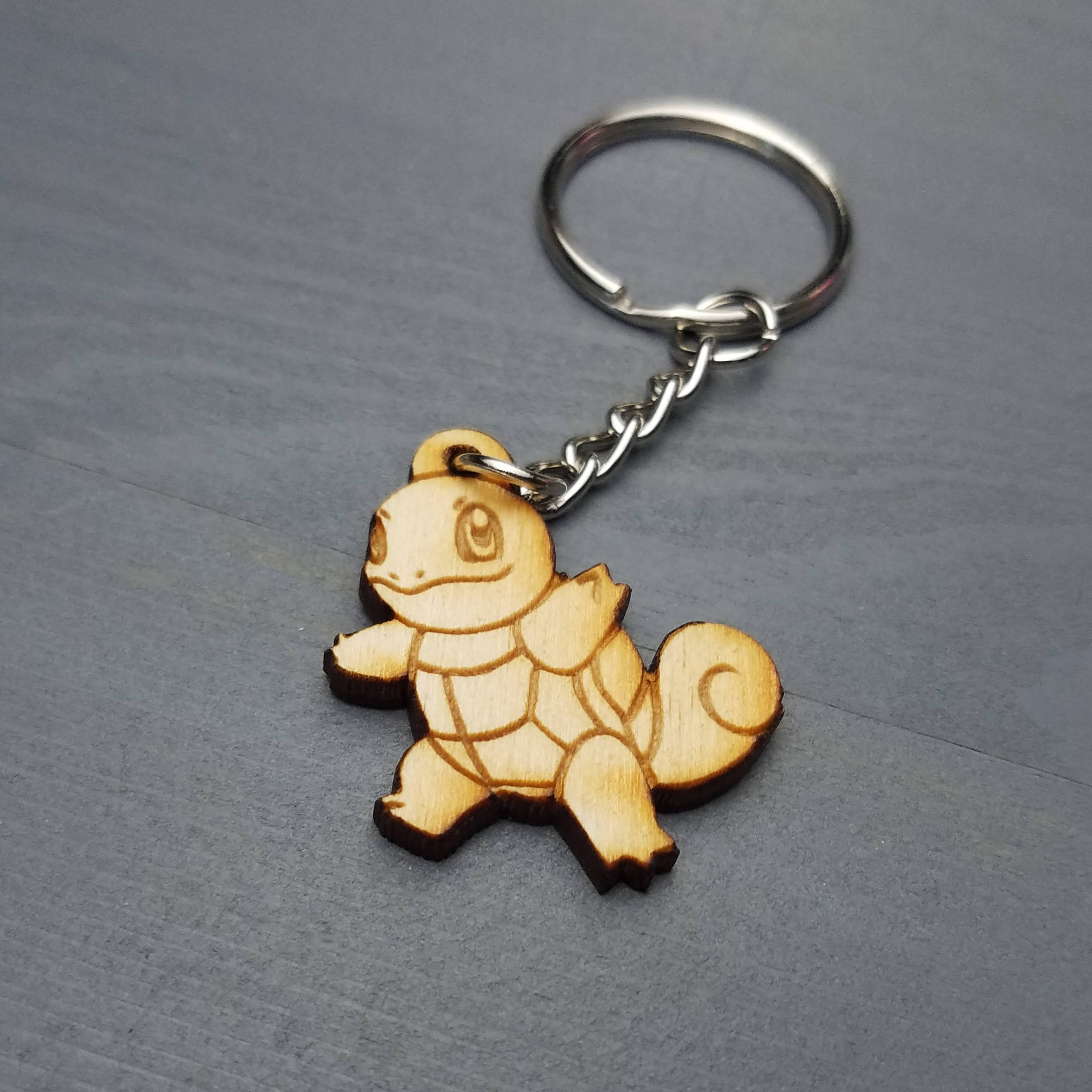 First Generation Starter Pokemon Keychains Laser Cut Jewelry Etsy