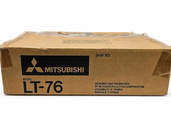 Nowy, stary zapas Mitsubishi LT-76, gramofon liniowy z lat 80., w idealnym, otwartym pudełku, z instrukcją i oryginalnym opakowaniem