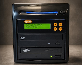 SySTOR 1DVDLS LightScribe CD/DVD Duplicator Tower | Y2K Studio Burner | Standalone Disc Copier