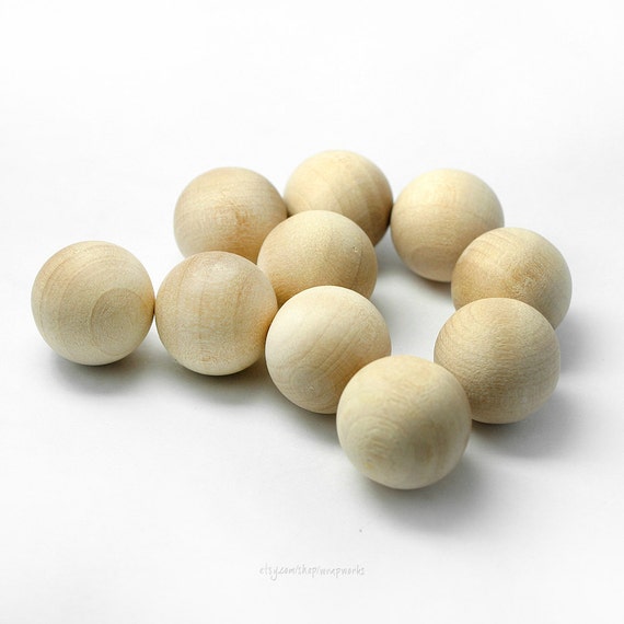 Wood Balls 1 3/4