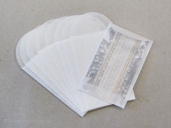 Multi-Purpose Craft Supplies 100 Glassine Envelopes 2.25 ...