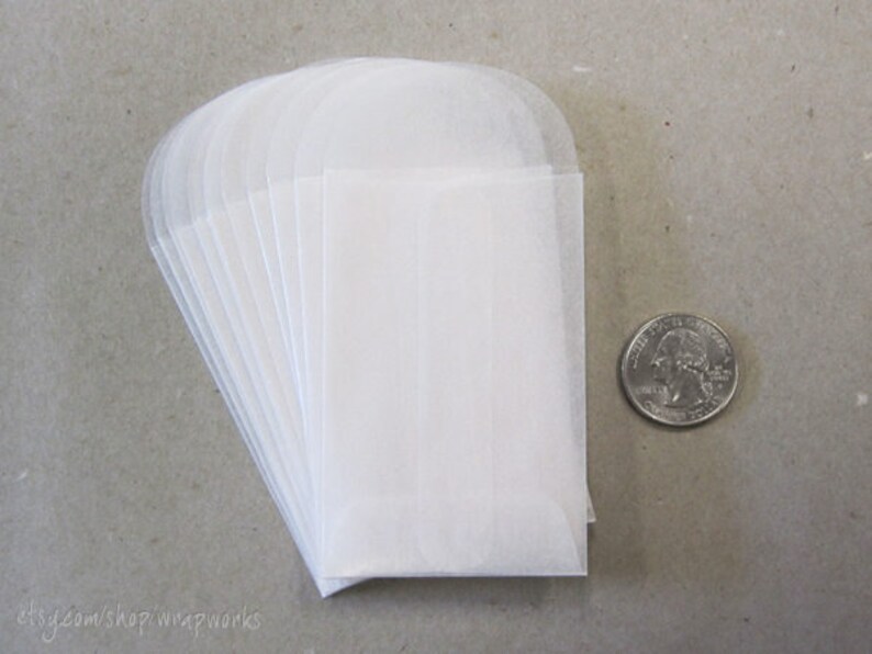 1000 Glassine Envelopes 2 X 3.25 Inches Confetti Sample or Etsy