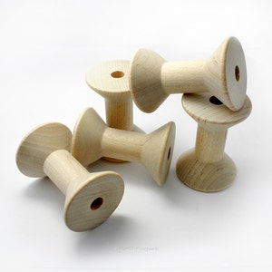 1:12 Scale Wooden Spools