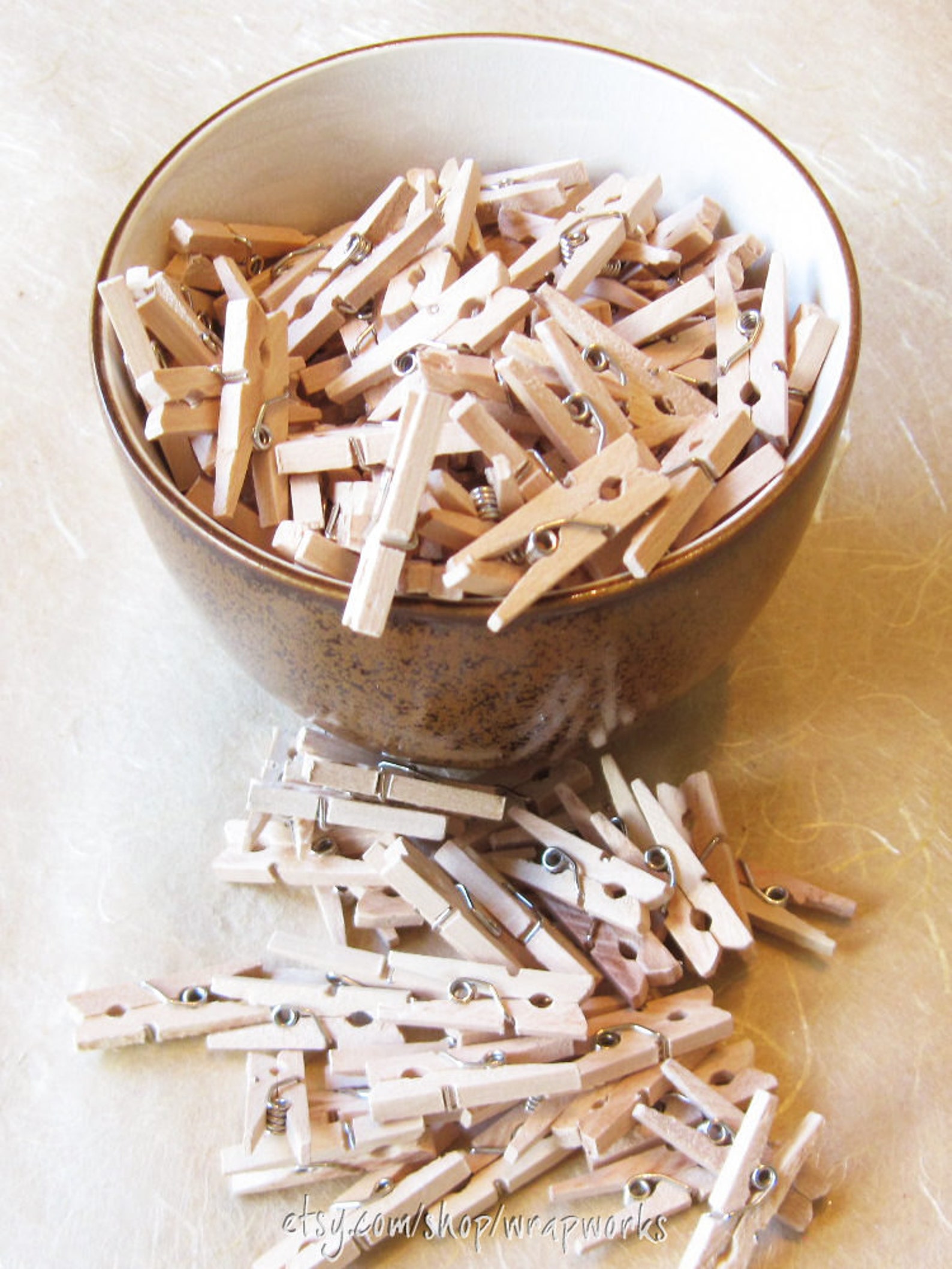 Mini Wood Clothes Pins Tiny 1 Inch Clothespins for Festoons Etsy