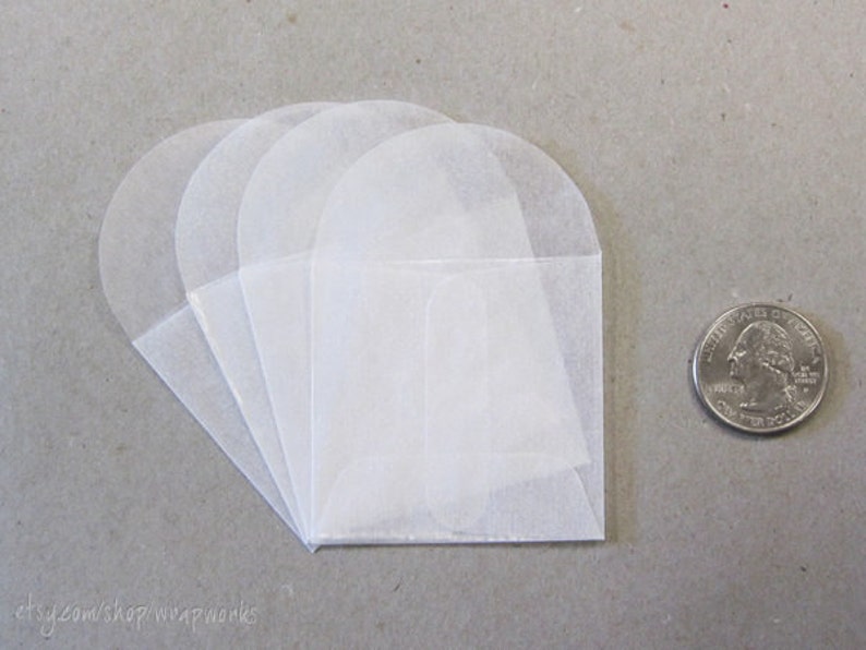 200 Glassine Envelopes 2 X 2 Inches Confetti Sample Coin Etsy