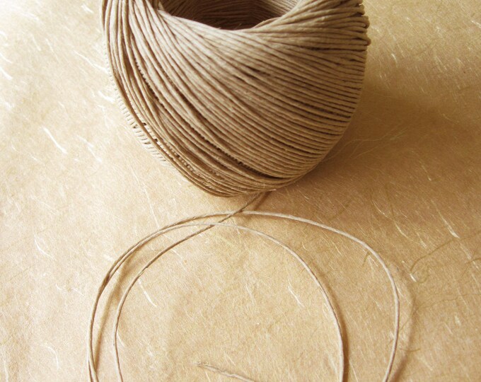Natural Hemp Twine Cord 20 Lb Strength 1mm Diameter 400 Ft Etsy