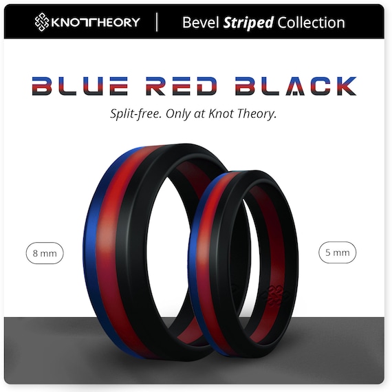 Red line cheap silicone ring