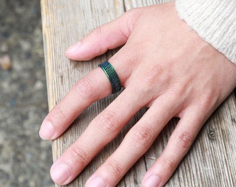 ハンドメイド 人形型リング 淡い緑 MY mama 二重カン 6種 アソート セット 全3色 □ ケース付き 二