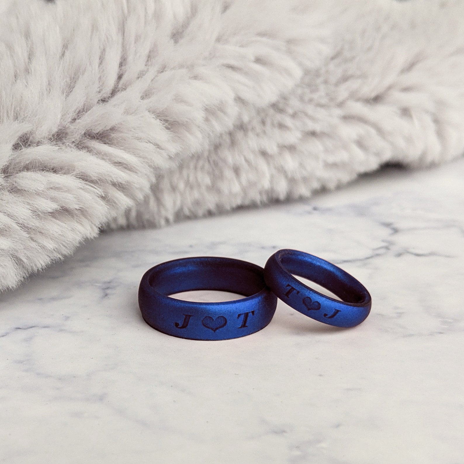 Engraved Silicone Ring for Men Women Personalized Silicone Etsy