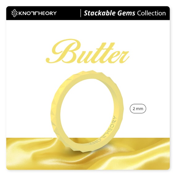 Low profile store silicone ring