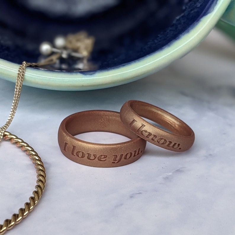 Personalized Engagement Rings Customized Gift for Husband, Personalized Engagement Ring for Him ...