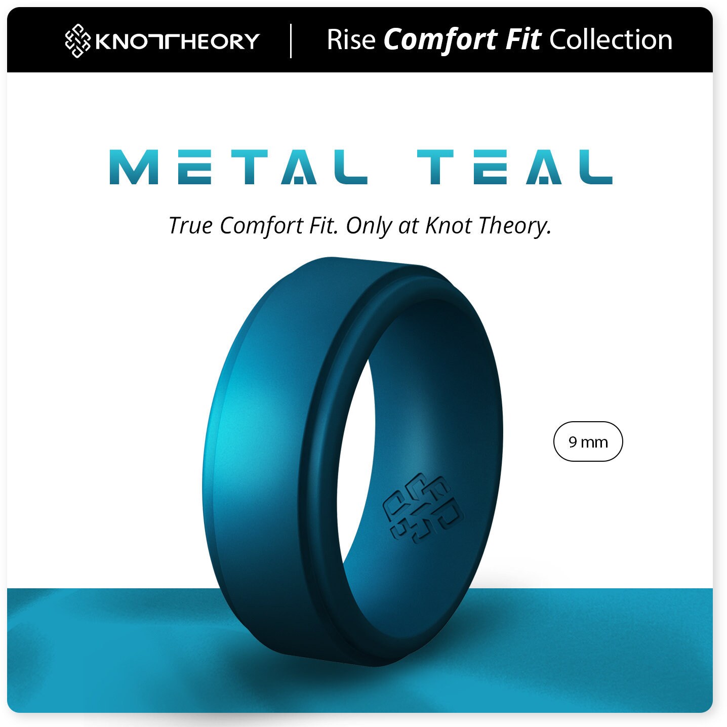 Teal silicone ring sale