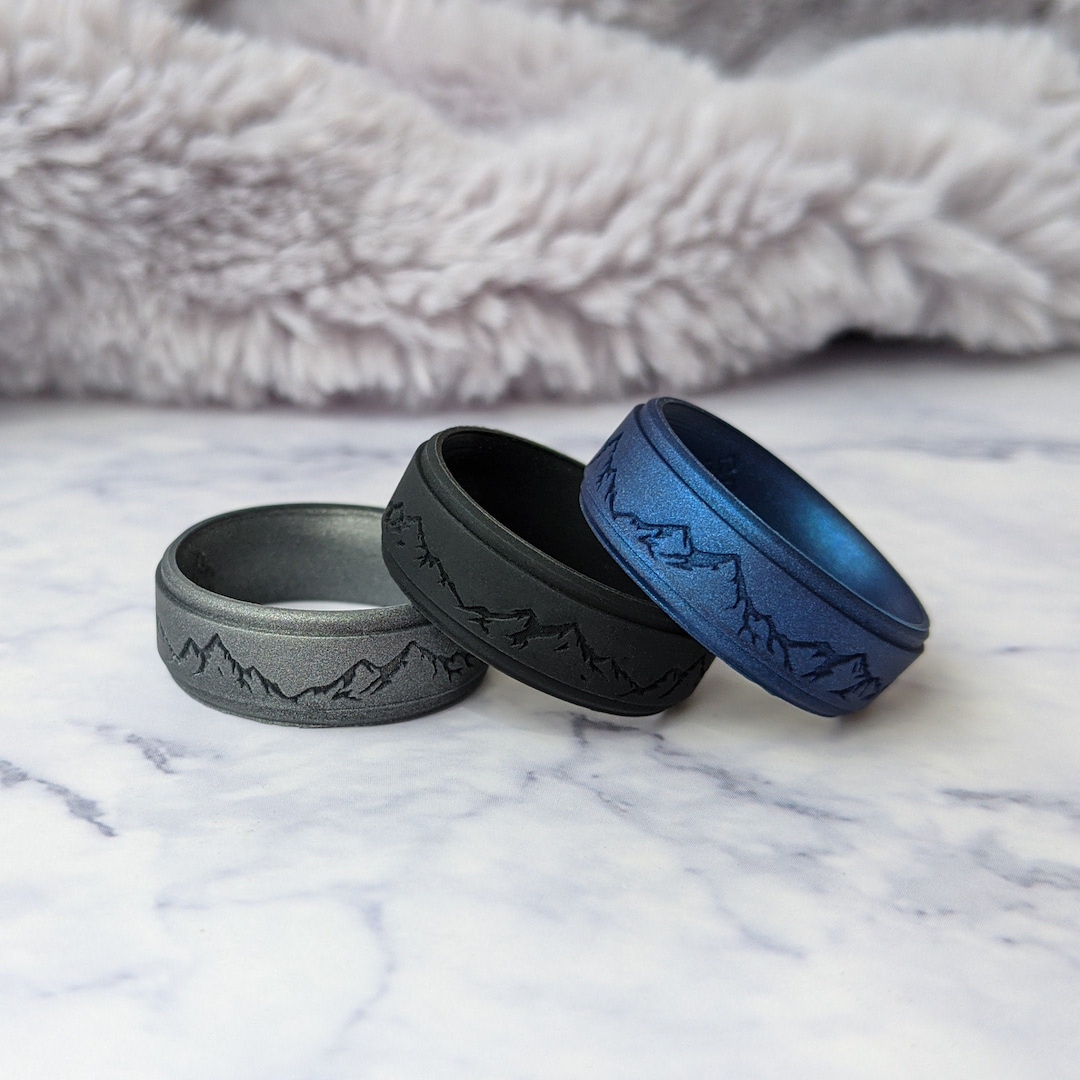 Knot Theory Silicone Ring In Antique Gold & Black - 2-Toned, 6mm, Size 6, For Sports & Active Lifestyles - View #6