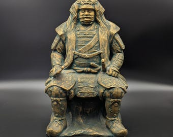Bronze Samurai Sculpture by Nishiyama Yuzo | Fūrinkazan Warrior Statue | Japanese Bushidō Art