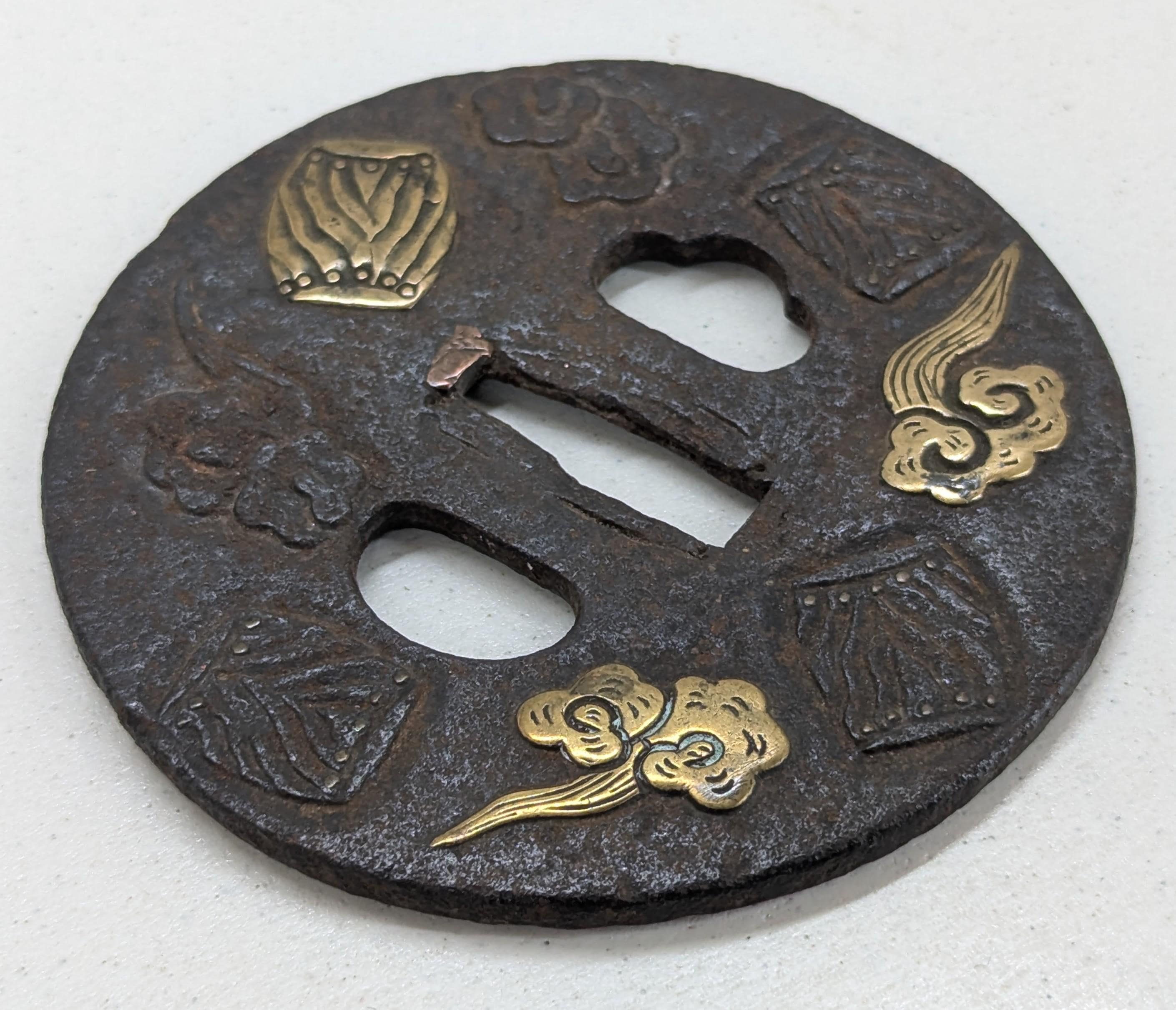 Iron tsuba - Etsy 日本