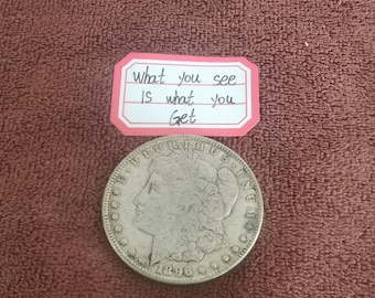 Dollaro d'argento Morgan del 1896-O – Rara moneta statunitense coniata dalla Zecca di New Orleans – per collezionisti di monete